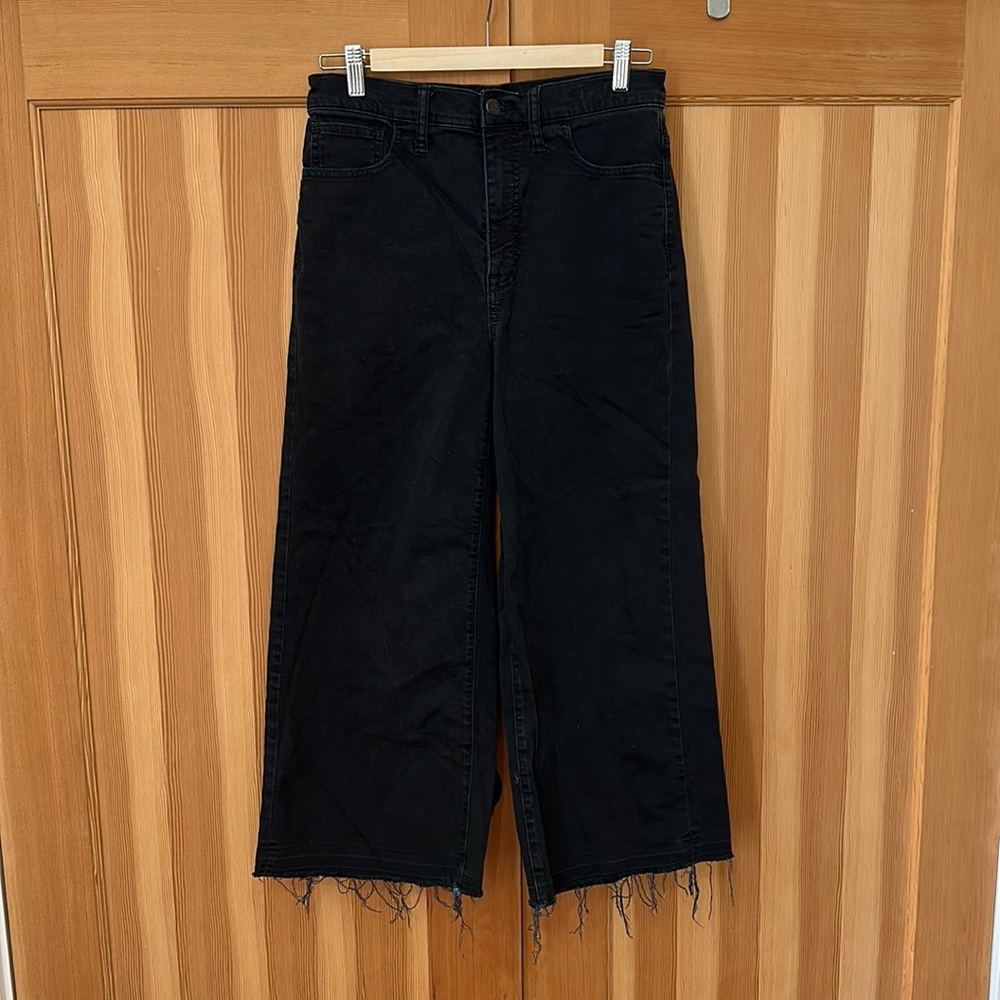 Madewell high rise wide leg jeans